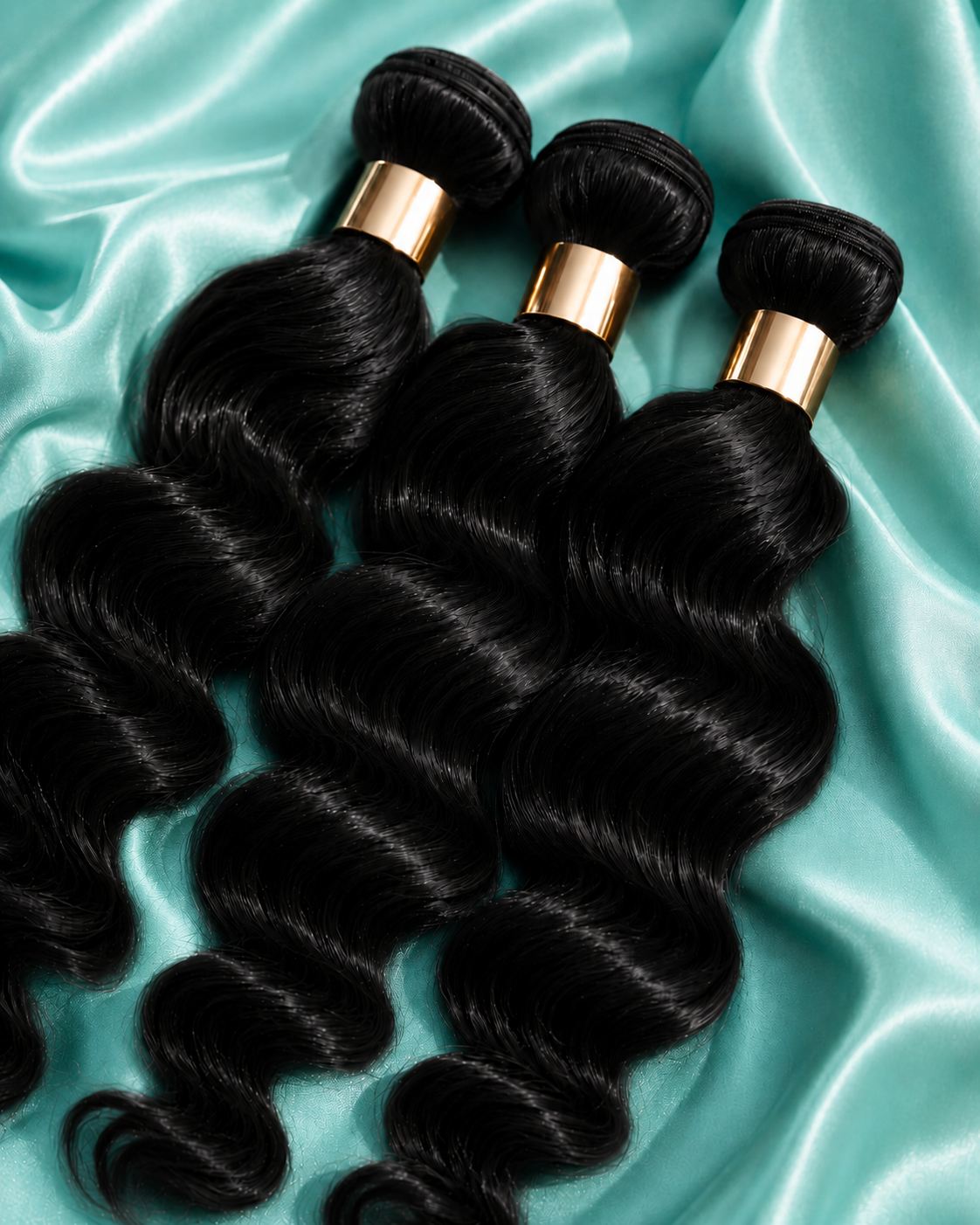 Wavy: Black Body Wave 3 Bundles Virgin Hair