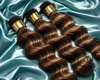 Wavy: Brown Highlights Body Wave 3 Bundles Virgin Hair